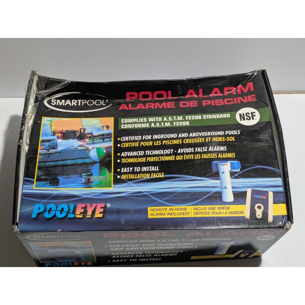 SmartPool PoolEye PE23 Pool Alarm w/ Remote Inground Above Ground Open Box